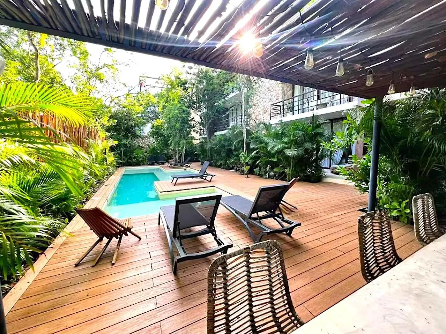 Aparthotel Spacious, Stylish, Comfortable, 2Bd 2Bth Condo,Private Pool 24Hr Concierge Tulum Mexico
